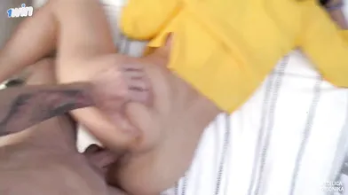 Real public hook-up with stepfather and chum's daughter Jadilica for homework, t