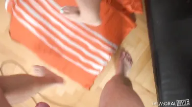 Hot and Horny Kyra Gets a Creampie in POV