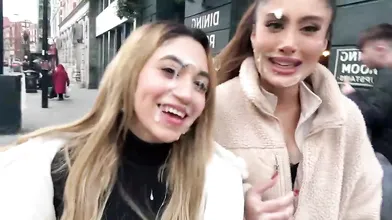 Artemis Carmona & Marina Maya - Epic London Cumwalk M45t