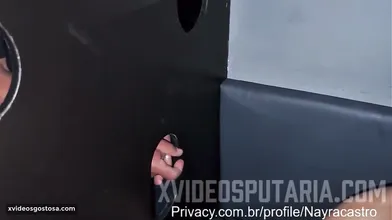 Sharing Wife At Swinger Club Gloryhole - Raissa Conte