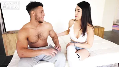 Busty Korean Tries BBC - Mina Moon