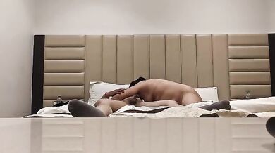 chubby couple fuck three