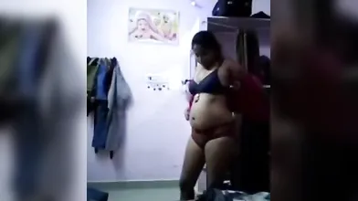 Gouthami reddy manthena removing pink blouse & black bra after sex with servant