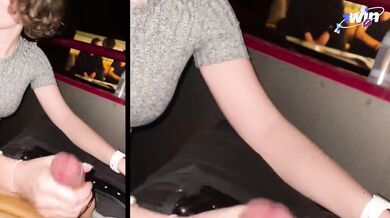 Cinema sex, public oral pleasure - legitimate y.o. cute whore offers incredible