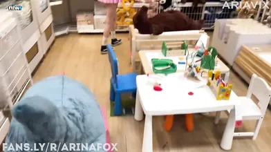 Slip into undergarments store with sis, end up pounding in public - incredible p