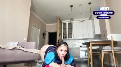 Hot Russian cowgirl rails the world's greatest fake penis - unspoiled xxx porn!