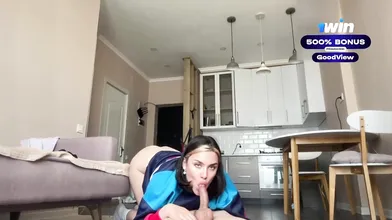 Hot Russian cowgirl rails the world's greatest fake penis - unspoiled xxx porn!