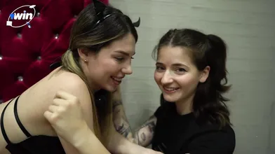 Horny Colombian tart Emma Fiore pummels Blaze Rager in hottest XXX!