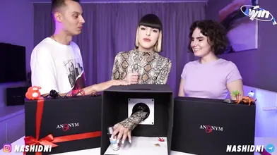 Sexy showcase with two ladies! Can you guess what they're touching? XXX at its b