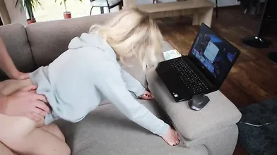 Playing Sims 3 and Having Sex with a Blonde Teen