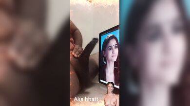Actress alia bhatt cock tribute