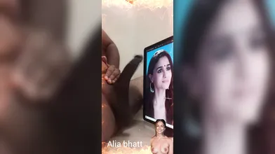 Actress alia bhatt cock tribute