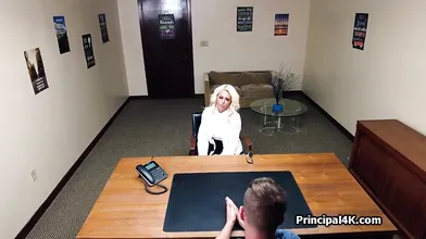 Principal fucking the slutty chemistry teacher so she can do her own thing
