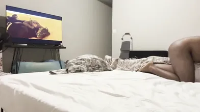 Wife's Hotel Room Blowjob & Doggy Style