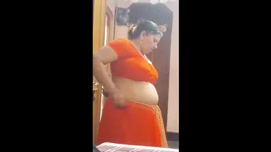 big tits milf changing Her Dress Captured By husband