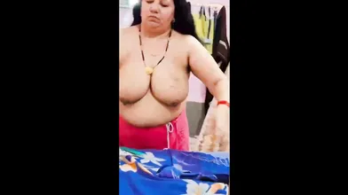 big tits milf changing Her Dress Captured By husband