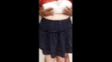 Desi Girl Enjoying Hot Boob Press Porn censored