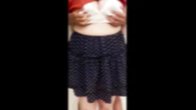 Desi Girl Enjoying Hot Boob Press Porn censored