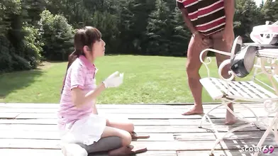 Public Old Young Blowjob in Japan