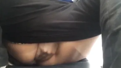 Public Masturbation with a Butt Plug