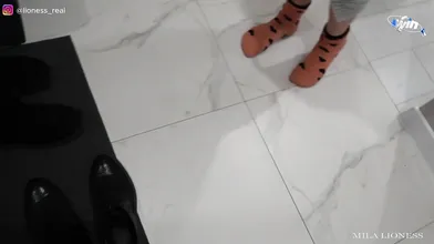 Nasty stepsister tempts stepsib on vacation, handling him to a messy converse an