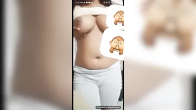 bigboob horny spoon fucking her phat pussy