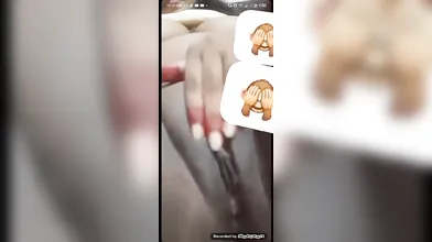 bigboob horny spoon fucking her phat pussy