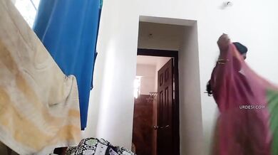 My aunty dress change