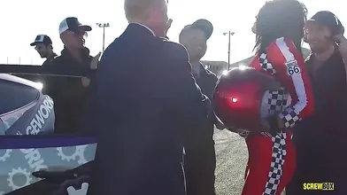 Hot Racer Gets Fucked Hard In All Holes