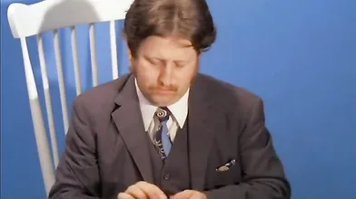 Vintage-deutscher Humor mit einem haarigen Touch