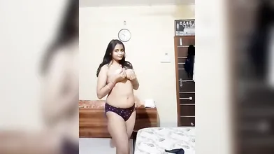 Gouthami reddy manthena recording Nude body navel showing sexy boobs in bedroom