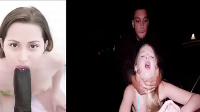 Cielo Riveros complaciendo  a su macho