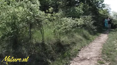 Old Man Fucks A Naughty Teen Outside In A Public Park