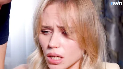 My stepsister's massage ended with doggystyle banging her pink pussy, followed b