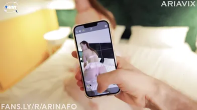 Horny stepsister flashes off her shaved muff and deep-throats my man-meat on xxx