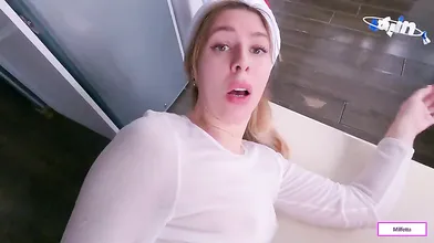 Amateur blowjob cumshot, homemade real couple. Hard, giant