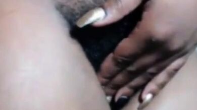 African Amateur's Hairy Webcam Show