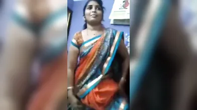 Gouthami reddy manthena in saree removing pink panty showing pussy in bedroom ????