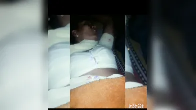 My friend wife boob press