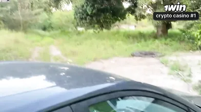 Mulher brasileira de bunda grande tem encontro íntimo com motorista de Uber em l