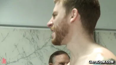 Marcus Isaacs massive bathroom gangbang