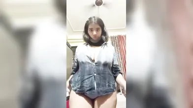 tanker  girl pressing her big boobs and ass showing