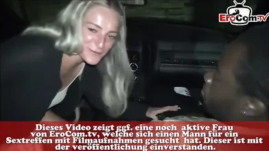 Blowjob In The Car In Public Parking Lot