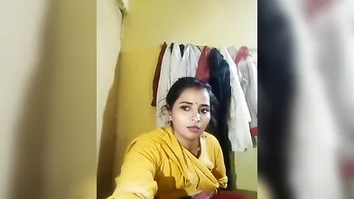 Gouthami reddy manthena showing & pinching her nude milky boobs & sexy Pink bra