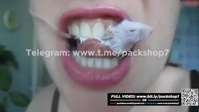 Cruel women devour living creatures - Vore Fetish