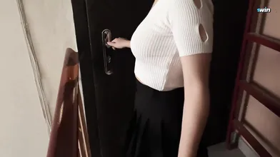 He ate my twat hard after the walk - greatest hard-core porn!