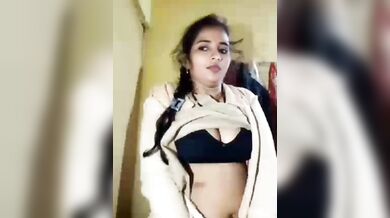 Gouthami reddy manthena removing black sexy bra & showing hot milky boobs video