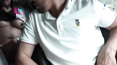 Bucaramanga taxi driver romps 9-months pregnant girl in his car - FANTASic XXX p