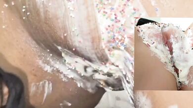 pussy licking with cream