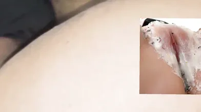 pussy licking with cream